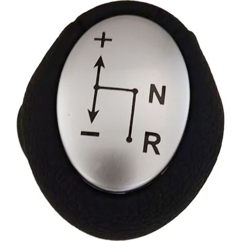 Pommeau de levier de vitesse pour Smart Fortwo Cabrio (modèle 451, 2007–2019) – finition argentée, en alliage résistant-DELKEVIC (1/5)
