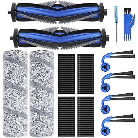 Brosse Rotative - Filtre HEPA - Chiffon De Nettoyage - Pour Ecovacs Deebot X11 Pro Omni X11 Pro X11 - Kit De Rechange Complet (1/4)