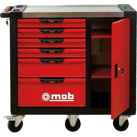 Servante XLINER avec armoire et 6 tiroirs MOB (1/4)