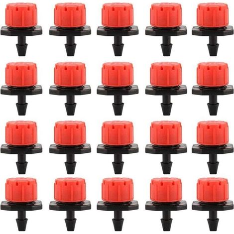 Adjustable 360° Automatic Irrigation Drippers – 100-Piece Set for Garden, Greenhouse, and Lawn – Durable Polypropylene