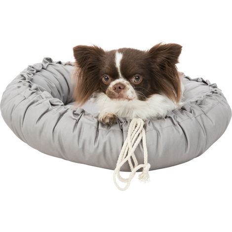 Lit & coussin Felia taupe ø 50 cm pour petit chien - animallparadise (1/5)