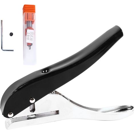 Kit de herramientas para cantear: punzón de 8 mm, broca avellanadora, llave inglesa y juego de tuercas para carpintería.