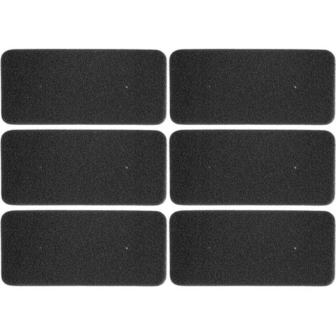 6 x Schaumstofffilter für Candy Hoover Wäschetrockner 40006731 (1/5)