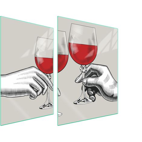 GLASSCHUTZPLATTE FÜR HERD 70x52 WEIN (1/5)