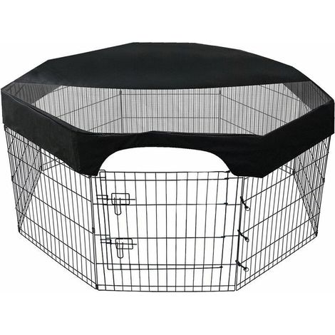 24-Panel Octagonal Pet Fence Netting Cover Waterproof Shade Cover (1/5)