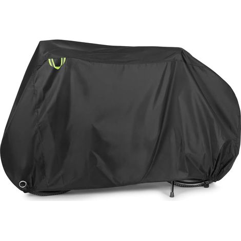 Housse de vélo pour transporter 2 vélos - Housse de vélo arrière imperméable et résistante avec revêtement en polyuréthane - Convient pour le stockage de vélo en plein air (1/5)