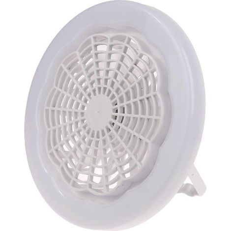 Multifunktionaler Ventilator-Kronleuchter für den Innen- und Außenbereich, USB-Anschluss, weiße/grüne/orange LED-Beleuchtung