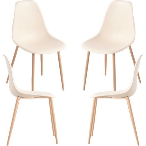 Packs Sillas Comedor - Pack 4 Sillas Mykle - Beige