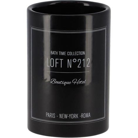 Dolomite becher rund bedruckt - neo retro schwarz - Tendance