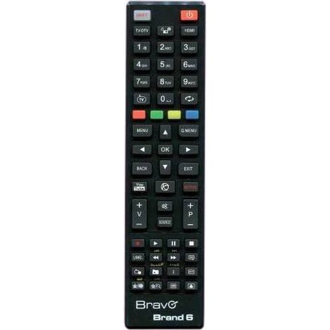 1PZ TELECOMANDO TV BRAVO BRAND 6 TELEFUNKEN