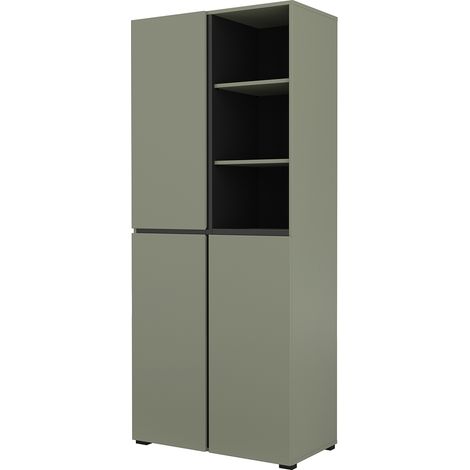Mueble de recibidor de 3 puertas Lilia Verde (1/4)