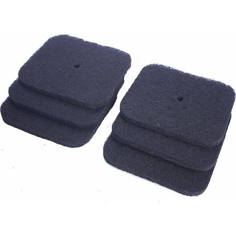 Remplacement Carbonée Filtre Convient pour Catit Hooded et Jumbo Hooded Chat Casserole Codes 50695, 50696, 50700, 50701, 50702 (Paquet de 6) (1/2)