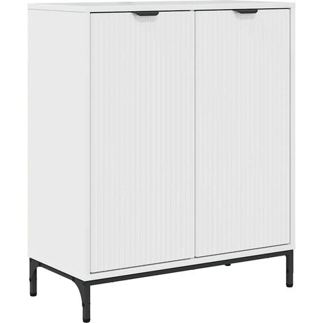 Maison Exclusive - Credenza Bianco Lucido 69,5 x 33 x 82 cm Legno multistrato