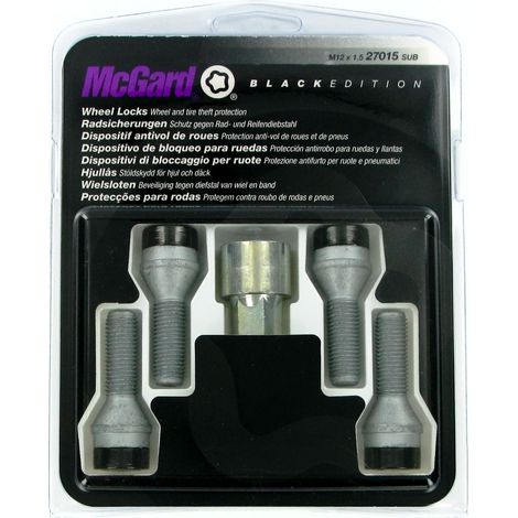 Bulloni conici, kit 4 pz - Black Edition - A150 (1/5)