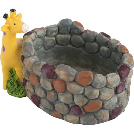 Pots de fleurs créatifs en résine pour jardin suspendu de succulentes (1/5)