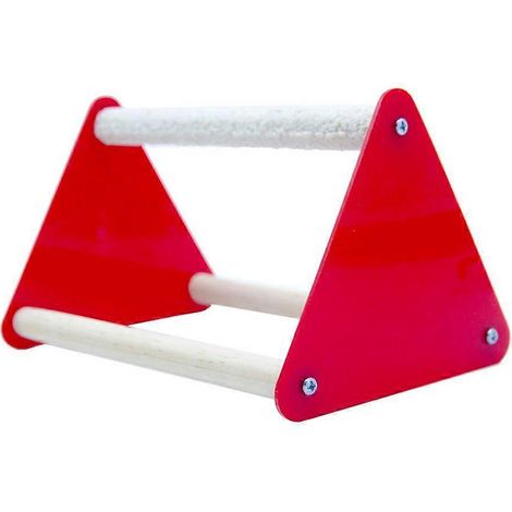 Perchoir pour oisillons, support triangulaire en plastique pour perroquet, échelle, barre de perchoir