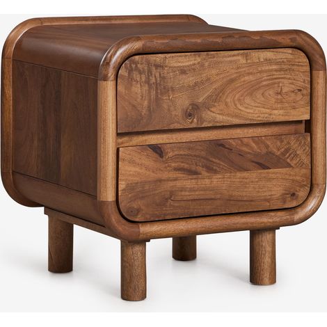 Comodino 50x45 cm in legno di mango Gina SKLUM            