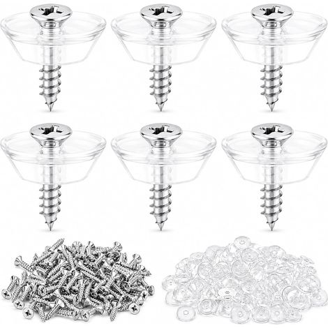 Clou Membrane Fondation Lot de 100 Clous D'étanchéité pour Bande à Picots (Transparent) (1/5)
