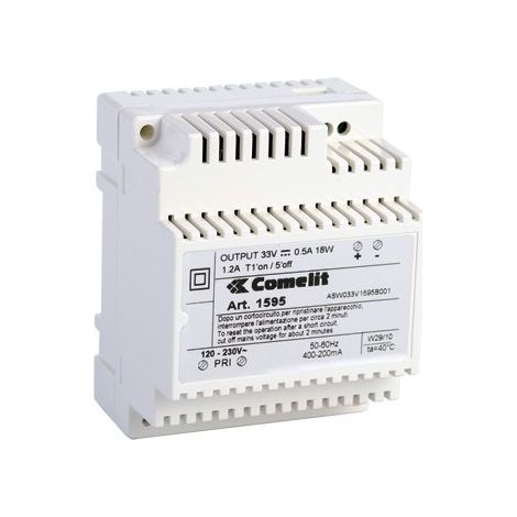 Comelit Immotec - 1595 - TRANSFORMATEUR DALIMENTATION (1/2)