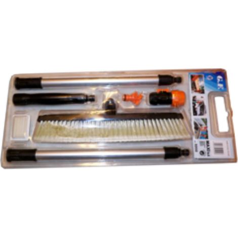 Pluvia Autowaschbesen mit Wasserhahnadapter und Stiel 5202