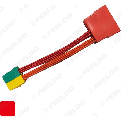 Convient pour les câbles convertisseurs tricolores Volkswagen/Audi/Skoda/SEAT, les câbles adaptateurs d'alimentation tricolores et la modification des faisceaux de câbles. (1/5)