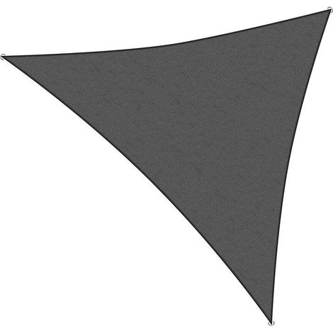 Ambiance Tela de sombreado triangular gris oscuro 3,6 m