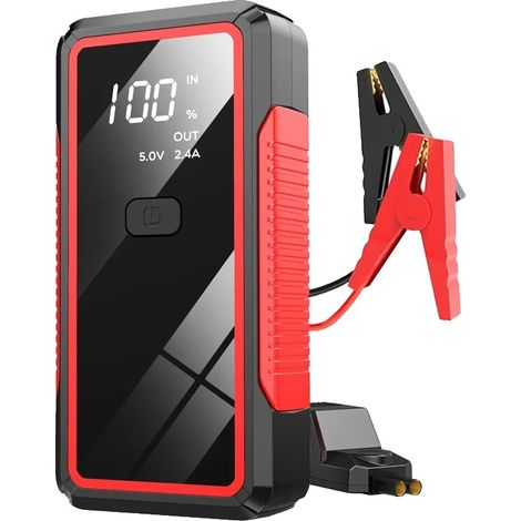 Arrancador de coche, cargador USB, batería de respaldo, caja antirretorno (1/2)