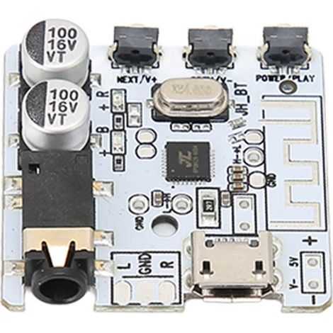 Carte Amplificateur Audio Bluetooth 5.0 pour Haut-Parleurs et Systèmes Hi-Fi (1/5)