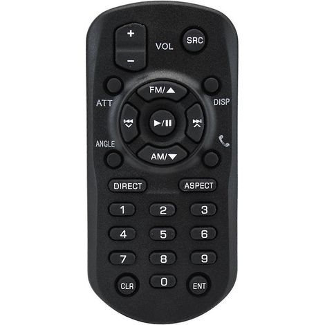 Télécommande RM-RK258 de remplacement pour autoradios multimédias JVC KW-V21BT, KW-V11, KW-V960BW, KW-V950BW et KW-V850BT. (1/5)