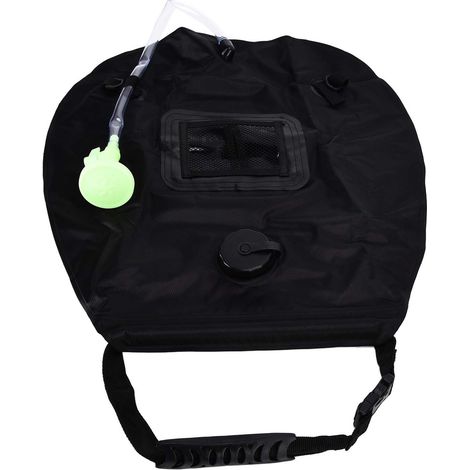 Sac de douche rétractable, non toxique et écologique, à haute capacité, portable et solaire, idéal pour le camping et les voyages. (1/5)