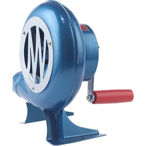 ventilateur soufflant 120W manivelle ventilateur ventilateur de fer de fer de fer de fer gril grill-feu flamme Flame Exciter for UN BARBECUE Pique-nique de camping en plein air (1/5)