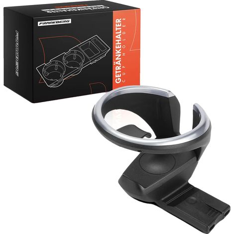 Porte-gobelet, plastique durable, 10,5 cm x 8 cm x 5 cm, Compatible avec le modèle de voiture de sport Roadster E89, zone de console avant, noir (1/5)