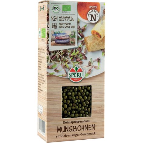 Sperli BIO Keimsprossen-Saat Mungbohnen Gemüsesamen (1/3)