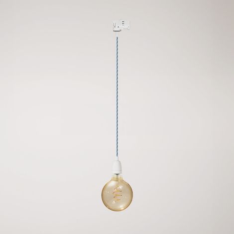 Creative Cables - Suspension classique sur rail avec finition porcelaine - Ampoule non incluse (1/5)