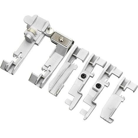 Ahlsen Set mit 6 Nähfüßen für Singer Overlock-Nähmaschinen 14SH644, 14SH654, 14SH754 und weitere Modelle (1/2)