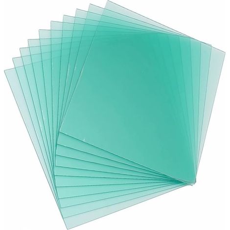 Lot de 10 écrans de remplacement extérieurs pour casque de soudage,133x114mm (1/3)