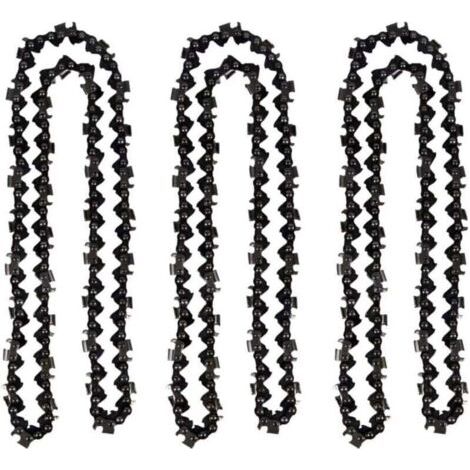 Lot de 3 Chaîne de tronçonneuse de 50 cm 0.325\ (1/4)