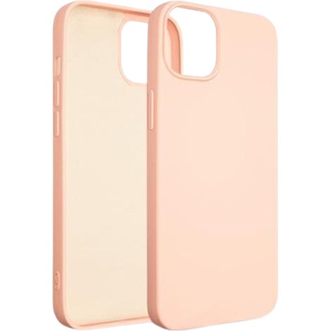 Funda de silicona Beline para iPhone 15 Plus de 6,7 pulgadas, color oro rosa