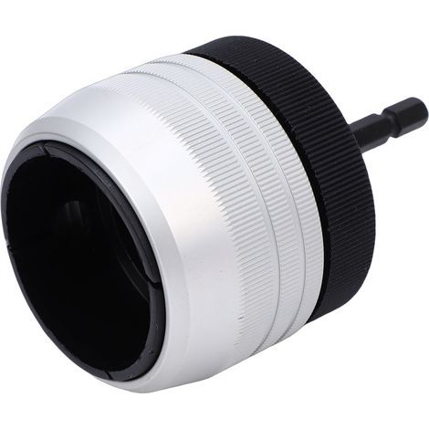 Reamer holder with clamp, pipe connector, deburring chamfering tool adapter for 5/16 inch to 2-1/8 inch reamers, burr removal (1/5)