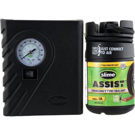 ANTI-CREVAISON SMART REPAIR PLUS COMPRESSEUR +  BOUTEILLE 450ML SLIME