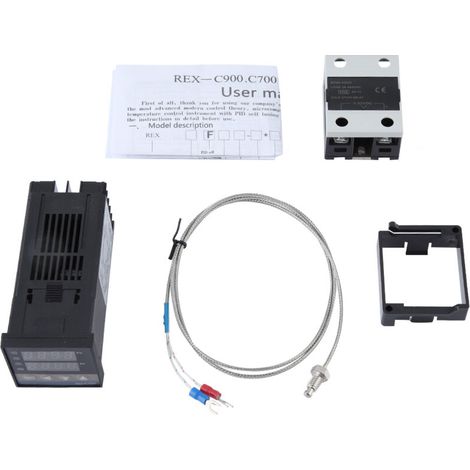 Kit de control de temperatura PID profesional de alta precisión: controlador multifunción sensible para mediciones precisas.