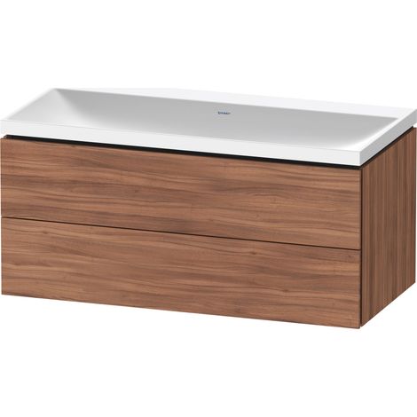 Duravit L-Cube c-shaped Set wandhängend, 2 Schubkästen, ohne
