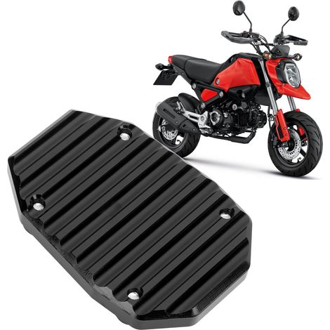 Accessoires moto : Béquille latérale extra large pour DUCATI MULTISTRADA V4 2021+ (noir) (1/5)