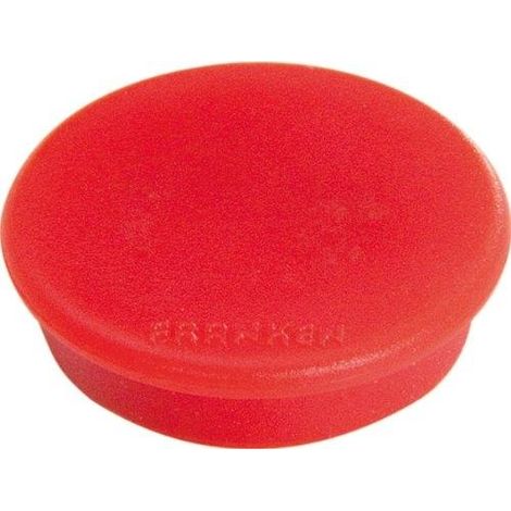 Imanes Redondos Franken 24 mm Rojo y Negro Pack de 10