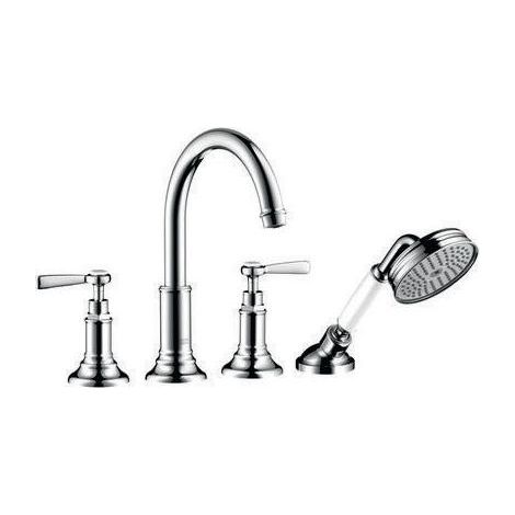 hansgrohe AXOR MONTREUX 4-Loch Wannenrandarmatur, Hebelgriffe, (1/3)