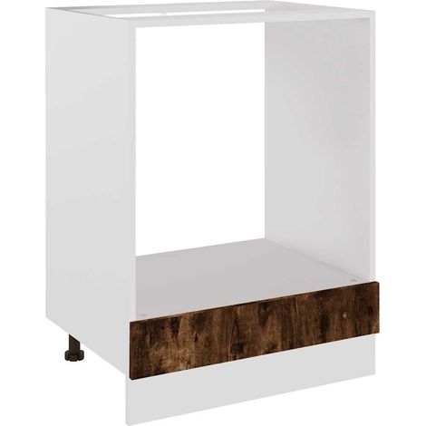Maison Exclusive - Mueble para horno "Riga" roble ahumado 60x46x8