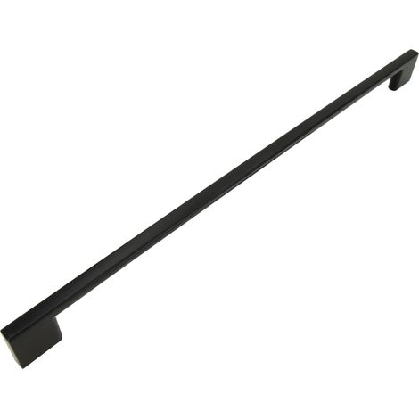 Poignée de meuble noire en métal de 320 mm (1/5)