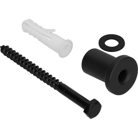 Kit d'entretoise de connecteur de Rail de Porte de Grange Accessoires de quincaillerie pour Porte coulissante en Acier au Carbone A (1/4)