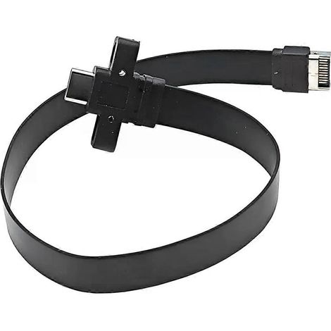Connecteurs GET Câble d'extension USB 32 pour panneau avant GEN2x2, câble de déflecteur TYPE-E vers châssis Type-C femelle avant 10G/20Gbps A (1/4)