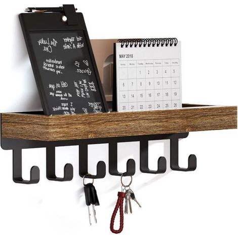 schlusselbrett-mit-holzablage-und-6-haken-multifunktionaler-schlusselhalter-tastatur-mit-ablage-fur-flur-schlafzimmer-kuche-zum-aufhangen-von-kuchenbesteck-240215354 (1/5)